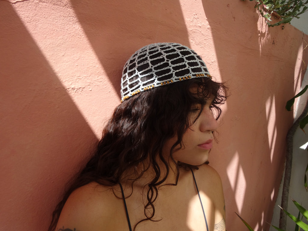 beaded skullcap