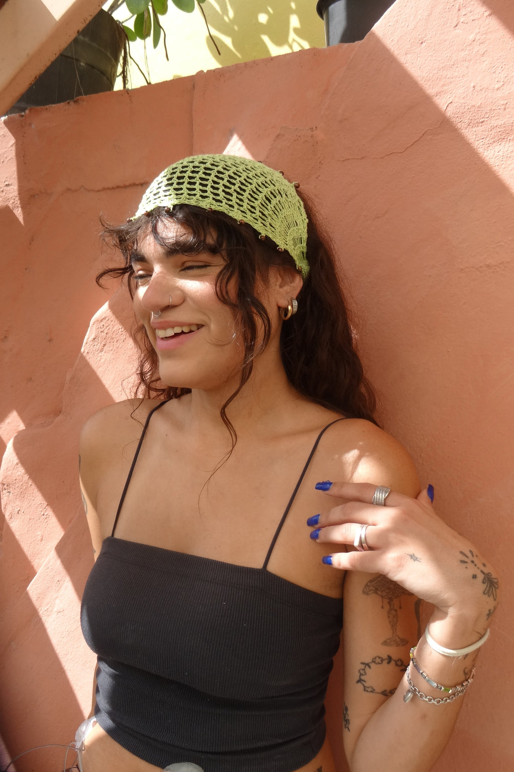 beaded headpiece