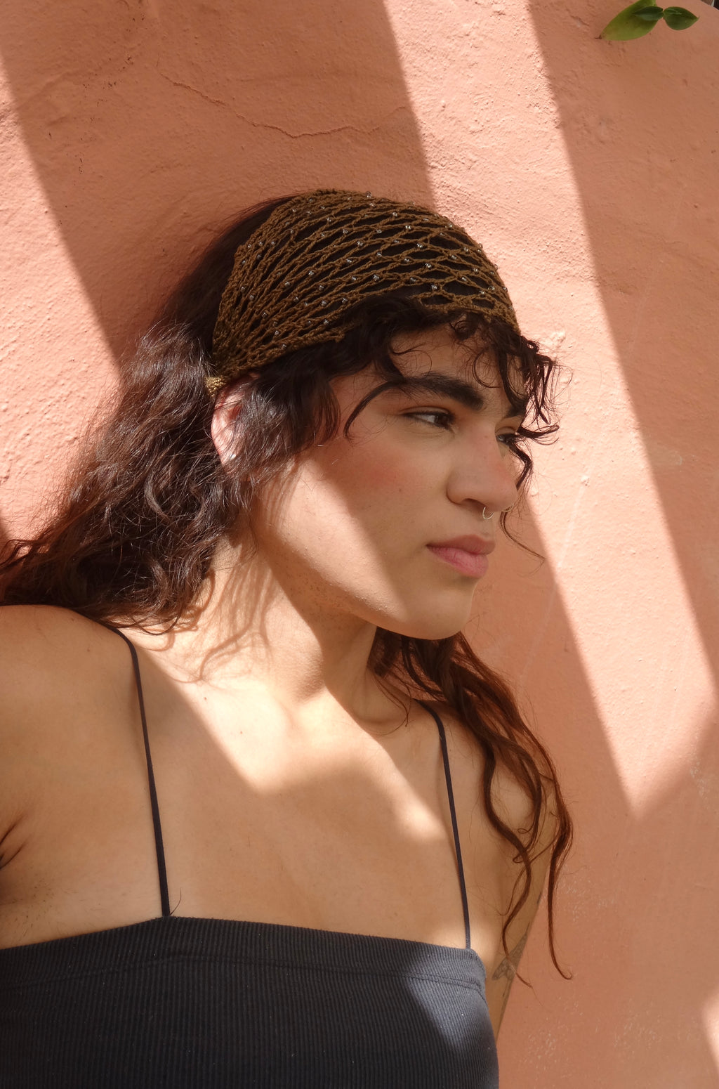 beaded headpiece
